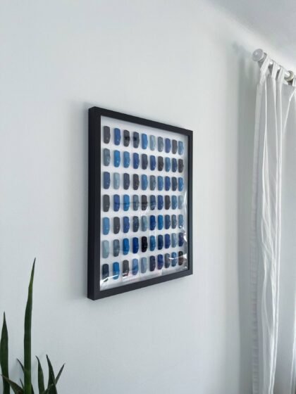 "Porsche 911 inspired Art - Blue dotted" Sculpture - Limited Edition of 10 (Copy) (Copy)